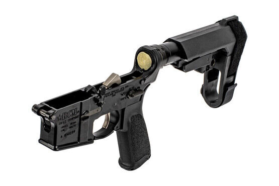 Bravo Company Manufacturing complete AR-15 pistol lower with SB Tactical SBA3 pistol arm brace